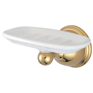 Restoration BA3965PB Wall Mount Soap Dish Holder, Polished Brass