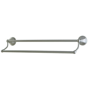 Metropolitan BA4813SN 24-Inch Dual Towel Bar, Brushed Nickel
