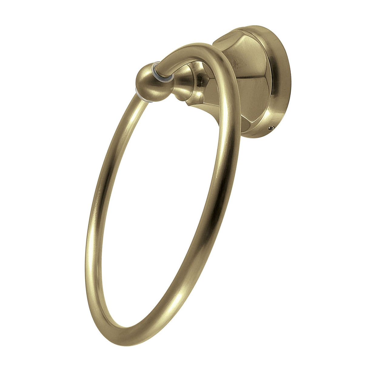 Metropolitan BA4814BB Towel Ring, Brushed Brass
