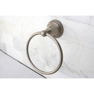 Metropolitan BA4814SN Towel Ring, Brushed Nickel