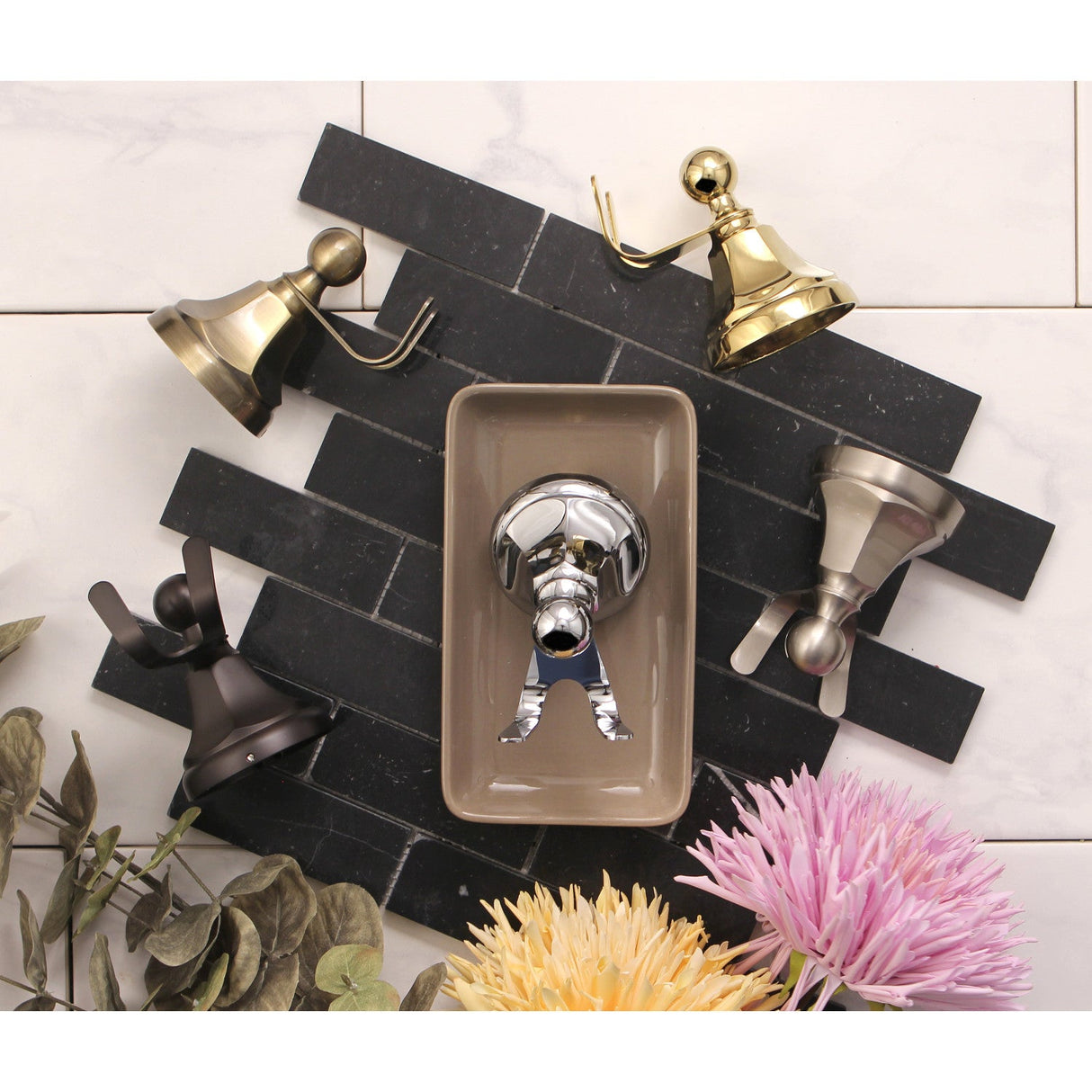 Metropolitan BA4817C Robe Hook, Polished Chrome