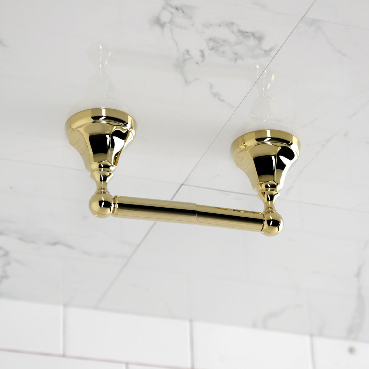 Metropolitan BA4818PB Toilet Paper Holder, Polished Brass