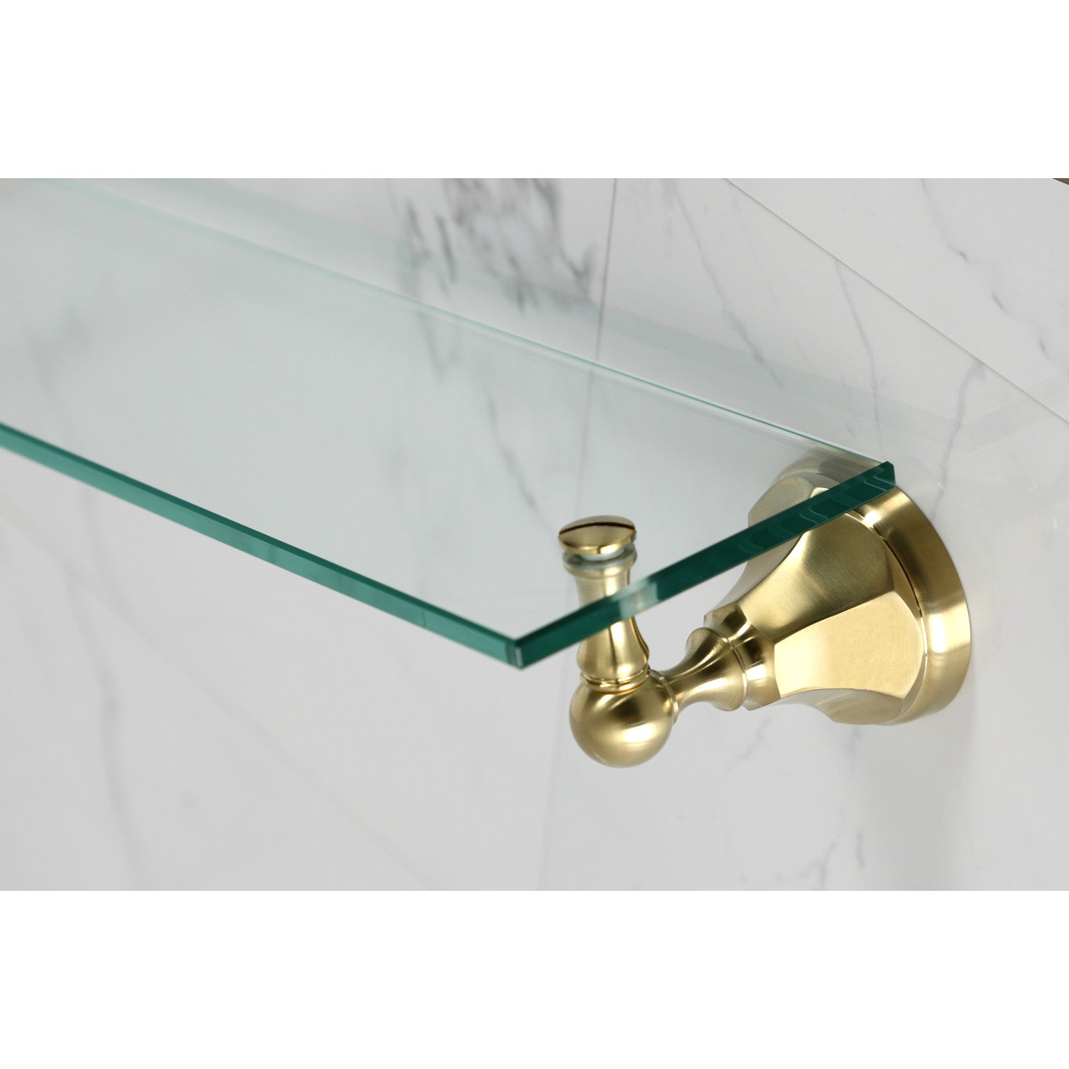 Kingston Brass Tulare BA4819BB Metropolitan Glass Shelf - Thumbnail 4