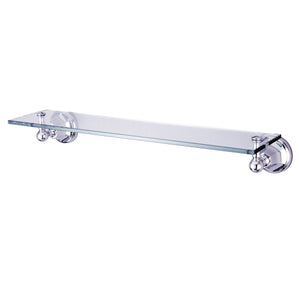 Metropolitan BA4819C Glass Shelf, Polished Chrome