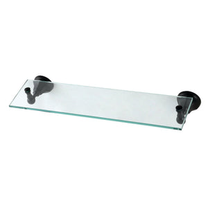 Metropolitan BA4819MB Glass Shelf, Matte Black