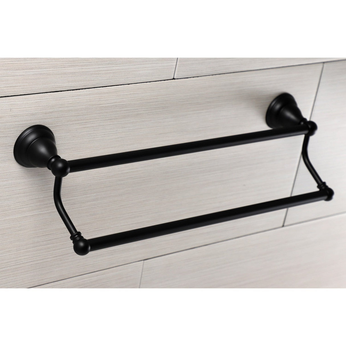 Royale BA556318MB 18-Inch Dual Towel Bar, Matte Black