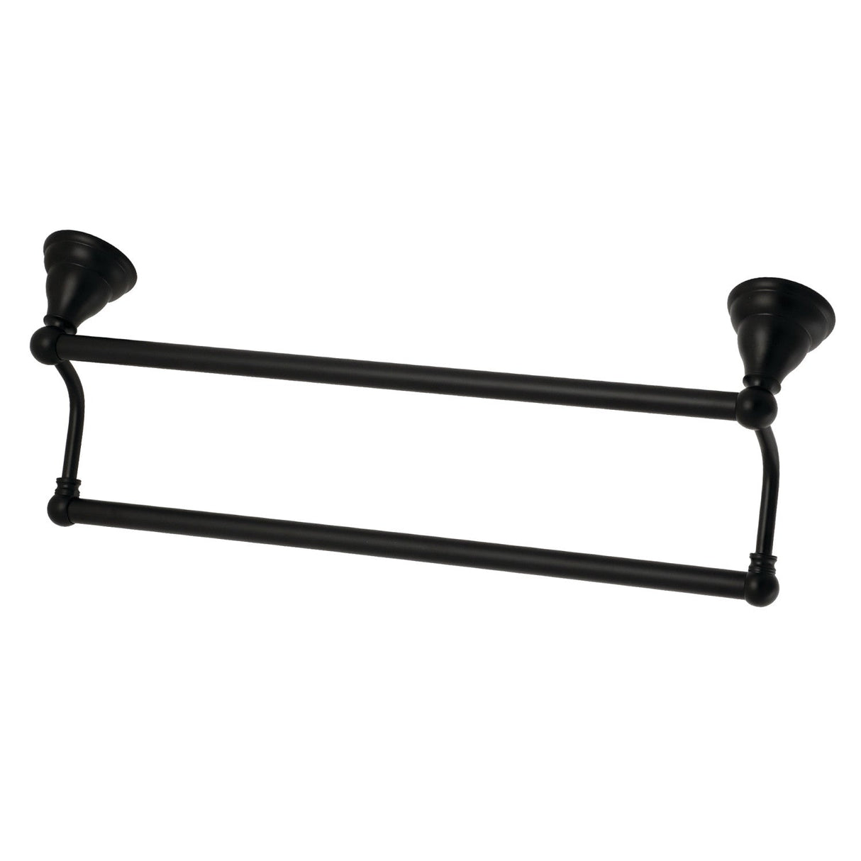 Royale BA556318MB 18-Inch Dual Towel Bar, Matte Black