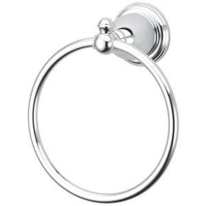 English Vintage BA7974C Towel Ring, Polished Chrome