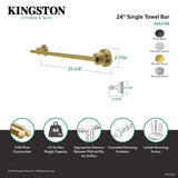 Concord BA8211SN 24-Inch Towel Bar, Brushed Nickel