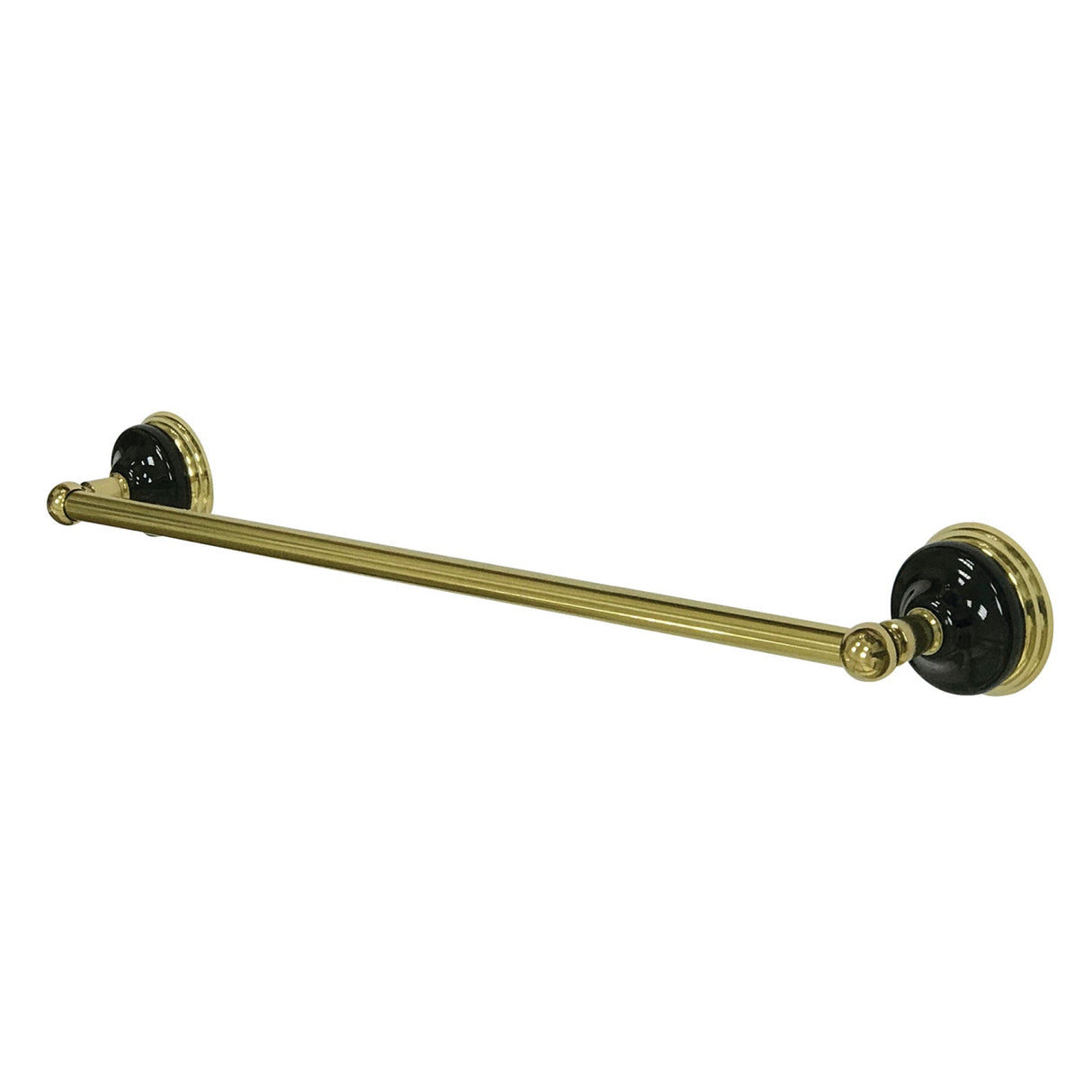 Water Onyx BA9112PB 18-Inch Towel Bar, Polished Brass