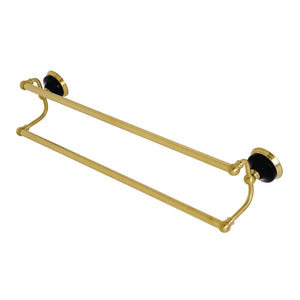 Water Onyx BA9113BB 24-Inch Dual Towel Bar, Brushed Brass
