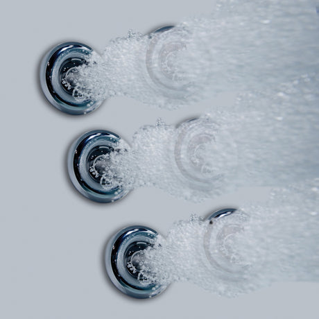 Hydro Systems BAC.MA2-BN BACK MASSEUSE SYSTEM II - ELECTRONIC FOR WP OR COMBO - BRUSHED NICKEL