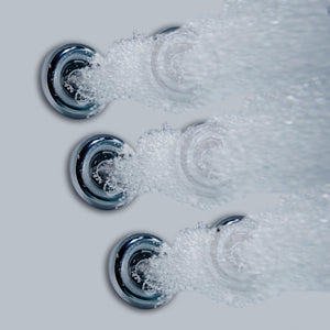 Hydro Systems BAC.MA1-PC BACK MASSEUSE SYSTEM I - MANUAL - POLISHED CHROME