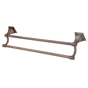 Monarch BAH6123AC Dual Towel Bar, Antique Copper