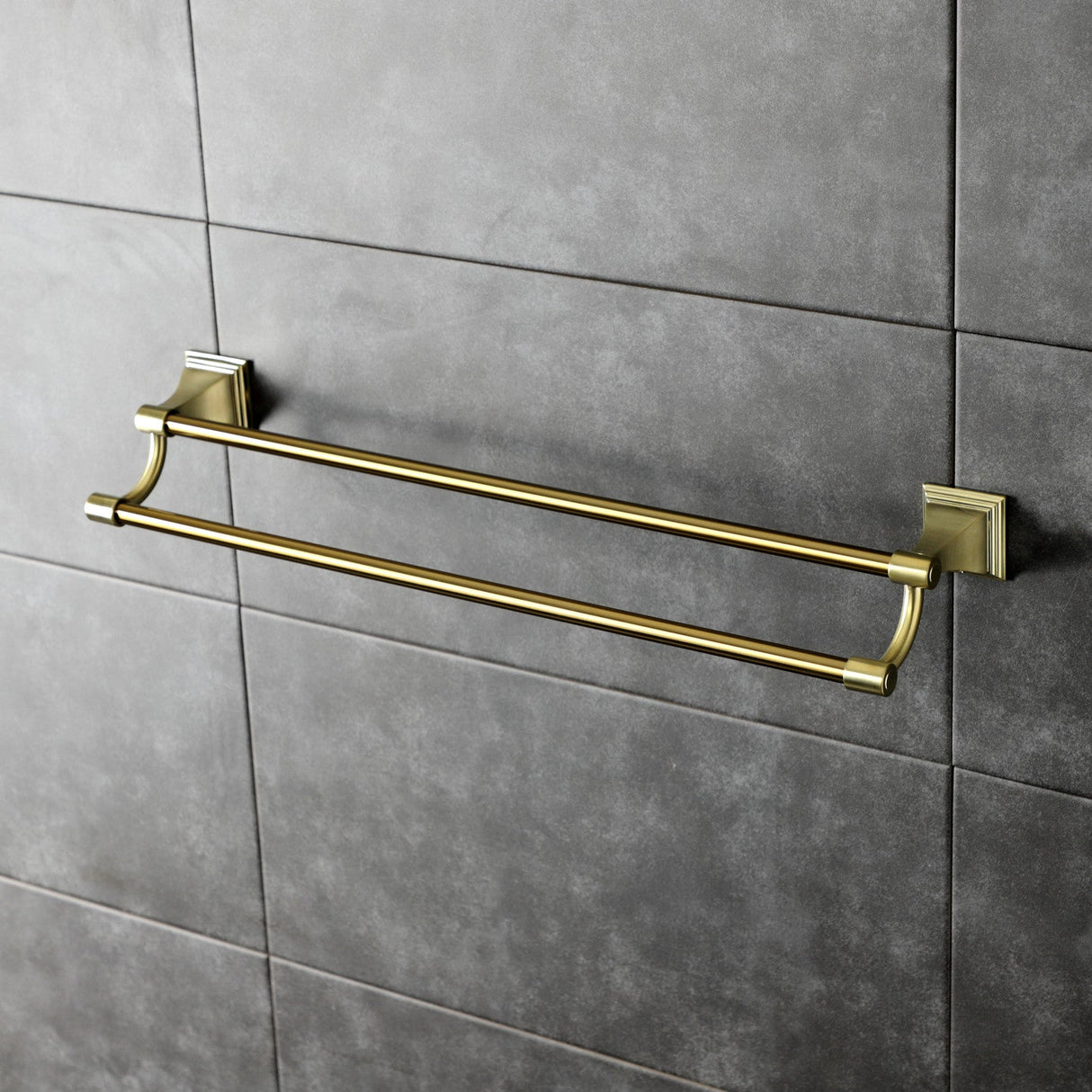 Monarch BAH6123BB Dual Towel Bar, Brushed Brass