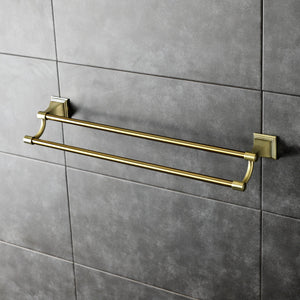 Monarch BAH6123BB Dual Towel Bar, Brushed Brass