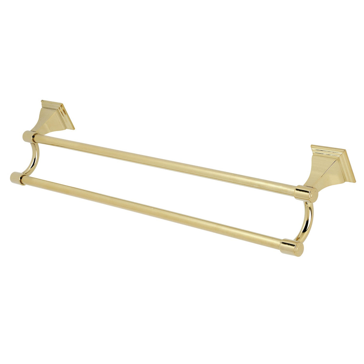 Monarch BAH6123PB Dual Towel Bar, Polished Brass