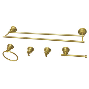 Concord BAH821318478SB 5-Piece Bathroom Hardware Set, Brushed Brass