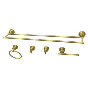 Concord BAH821330478SB 5-Piece Bathroom Hardware Set, Brushed Brass