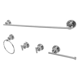 Concord BAH82134478C 5-Piece Bathroom Hardware Set, Polished Chrome