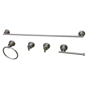 Concord BAH82134478SN 5-Piece Bathroom Hardware Set, Brushed Nickel