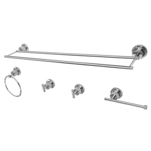 Concord BAH8213478C 5-Piece Bathroom Hardware Set, Polished Chrome