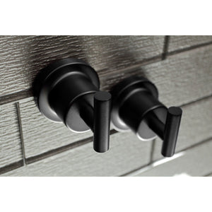 Concord BAH8213478MB 5-Piece Bathroom Hardware Set, Matte Black