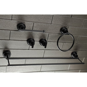 Concord BAH8213478MB 5-Piece Bathroom Hardware Set, Matte Black