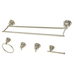 Concord BAH8213478PN 5-Piece Bathroom Hardware Set, Polished Nickel