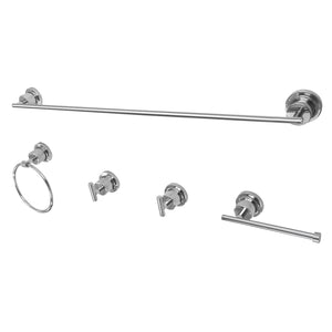 Concord BAH8230478C 5-Piece Bathroom Hardware Set, Polished Chrome