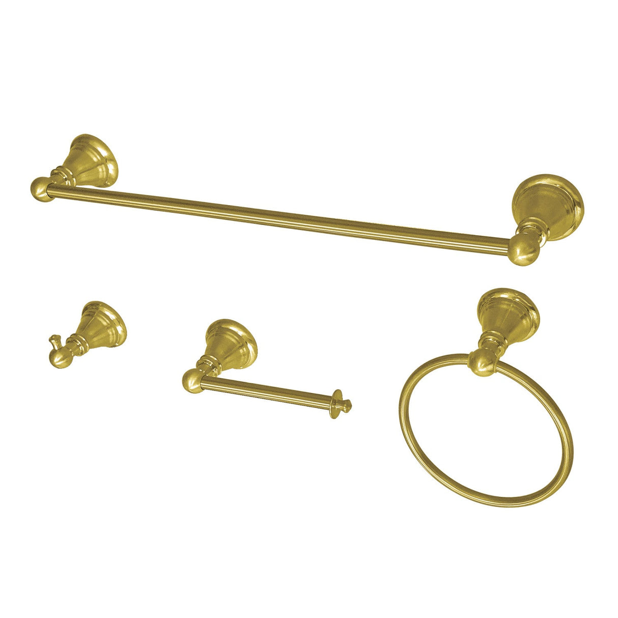 American Classic BAHK192478BB 4-Piece Bathroom Hardware Set, Brushed Brass