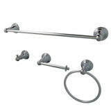American Classic BAHK192478C 4-Piece Bathroom Hardware Set, Polished Chrome