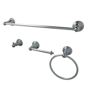 American Classic BAHK192478C 4-Piece Bathroom Hardware Set, Polished Chrome