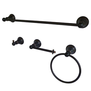 American Classic BAHK192478NB 4-Piece Bathroom Hardware Set, Naples Bronze