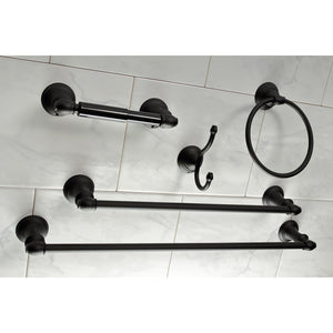Provence BAHK2612478K 5-Piece Bathroom Hardware Set, Matte Black