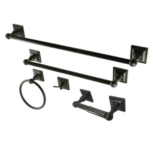 Serano BAHK3212478ORB 5-Piece Bathroom Hardware Set, Oil Rubbed Bronze