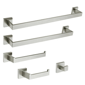 Markus BAHK6012478SN 5-Piece Bathroom Hardware Set, Brushed Nickel