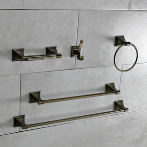Monarch BAHK61212478AB 5-Piece Bathroom Hardware Set, Antique Brass