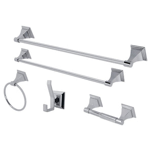 Monarch BAHK61212478C 5-Piece Bathroom Hardware Set, Polished Chrome