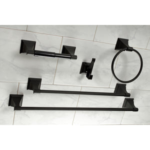 Monarch BAHK61212478K 5-Piece Bathroom Hardware Set, Matte Black