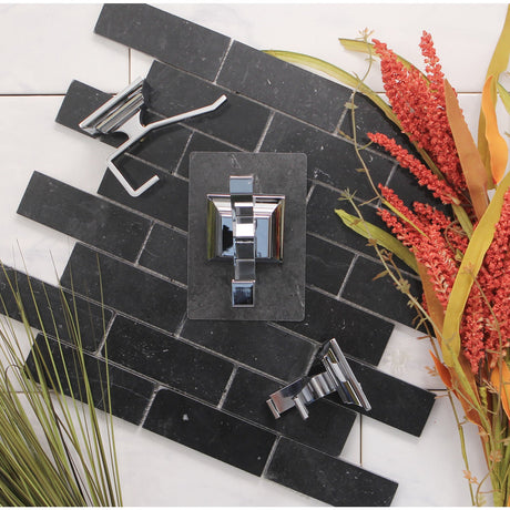 Monarch BAHK6127C 3-Piece Robe Hook, Polished Chrome