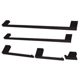 Metzinger BAHK6312478MB 5-Piece Bathroom Hardware Set, Matte Black