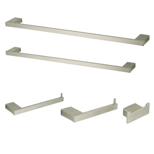 Metzinger BAHK6312478SN 5-Piece Bathroom Hardware Set, Brushed Nickel