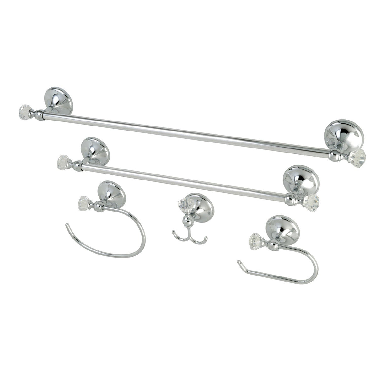 Celebrity BAHK71512478C 5-Piece Bathroom Hardware Set, Polished Chrome