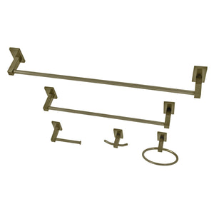 Continental BAHK8212478AB 5-Piece Bathroom Hardware Set, Antique Brass