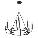 Bailey 8 Light Aged Brass Chandelier BAI-A2108-AG