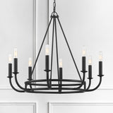 Bailey 8 Light Aged Brass Chandelier BAI-A2108-AG