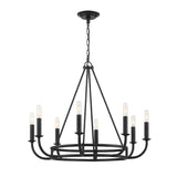 Bailey 8 Light Aged Brass Chandelier BAI-A2108-AG