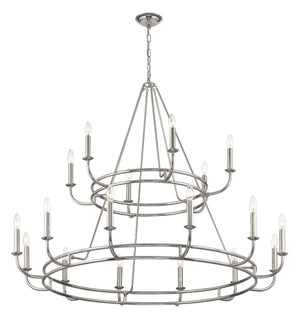 Bailey 18 Light Polished Nickel Chandelier BAI-A2109-PN