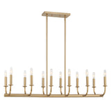 Bailey 12 Light Aged Brass Chandelier BAI-A2112-AG